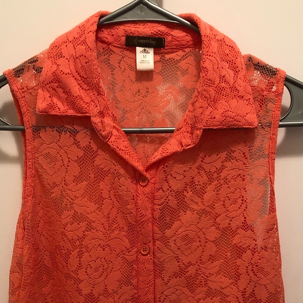 Peach Colored Blouse - Picture 2 of 5